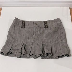 Buffalo jeans school style pleated mini skirt